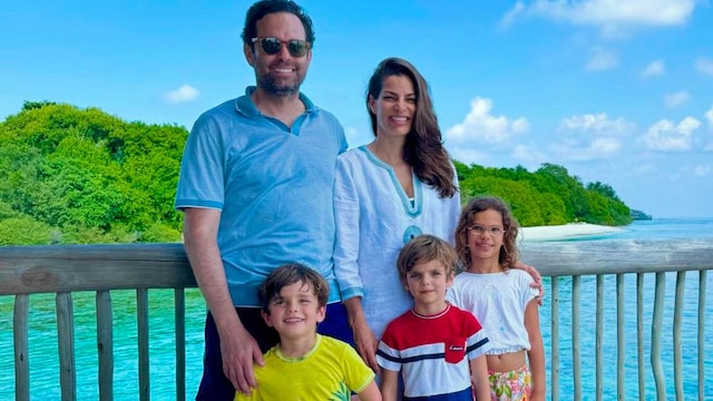 b rbara coppel y su familia en las maldivas