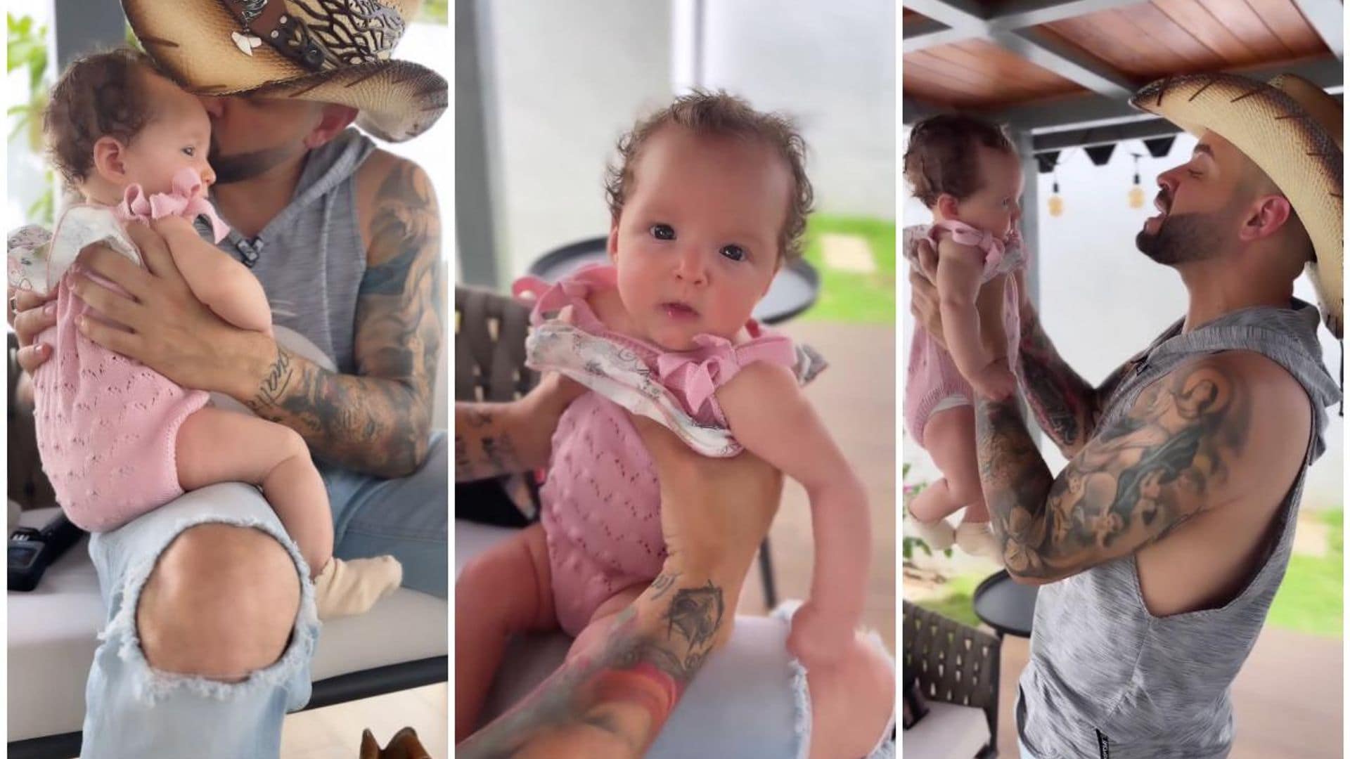 Al ritmo de su música, Nacho Mendoza protagoniza un tierno momento junto a su pequeña Melina