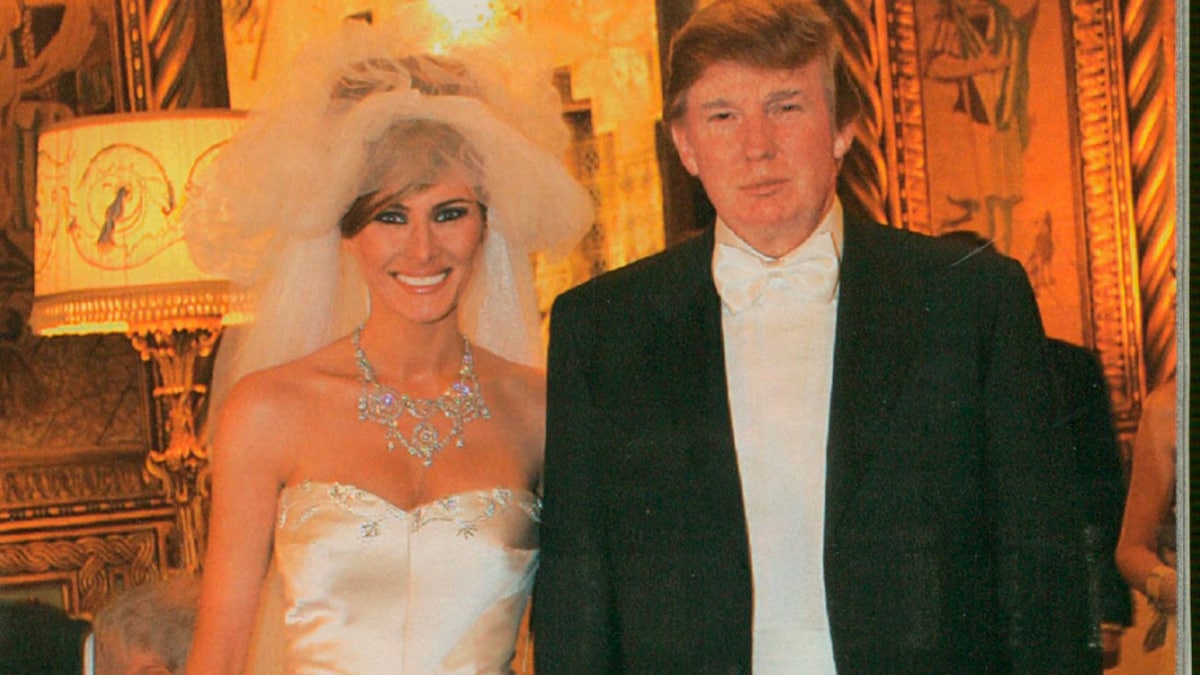 De los 32,3 millones para un palacio de oro al vestido valorado en 200.000 dólares: la boda de Donald y Melania Trump en cifras