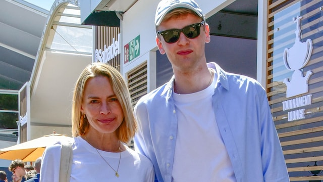 Verónica Blume y su hijo Liam
