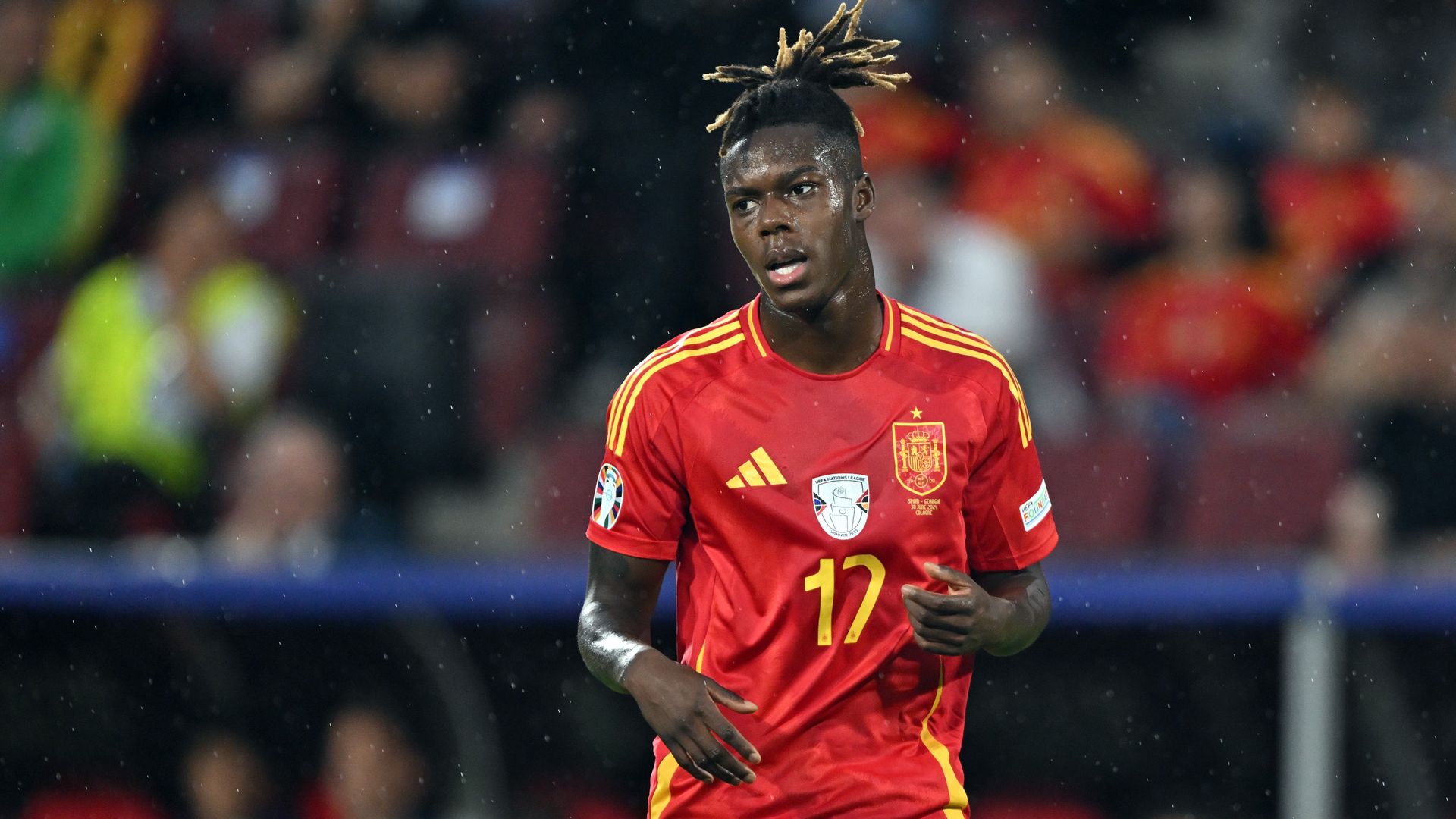 Nico Williams, en un partido de la Eurocopa
