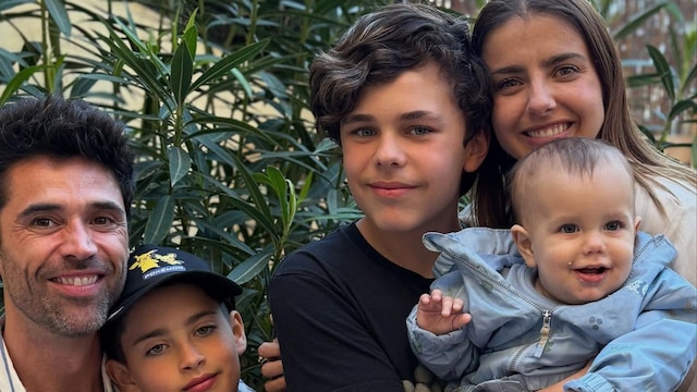 Michelle Renaud le dedicó una linda felicitación a Axel, el primogénito de su esposo Matías Novoa.