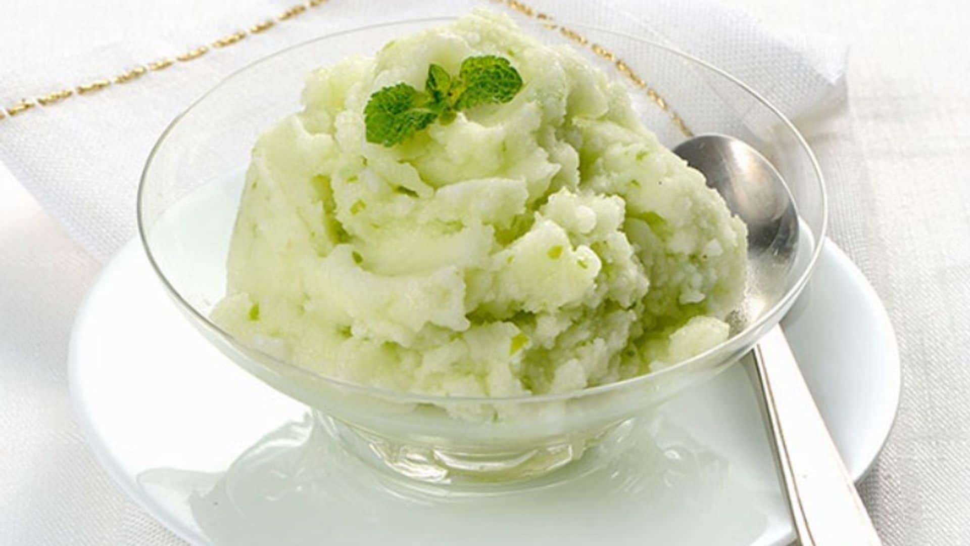 Sorbete de apio y limón