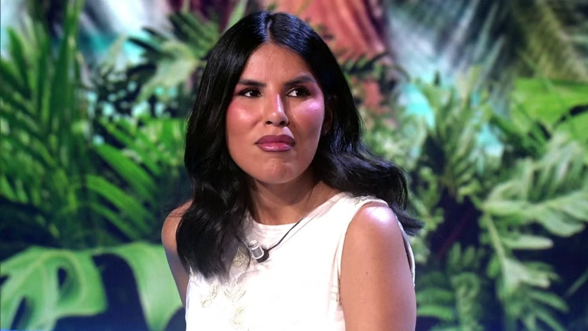 Isa Pantoja en el plató de 'Supervivientres'