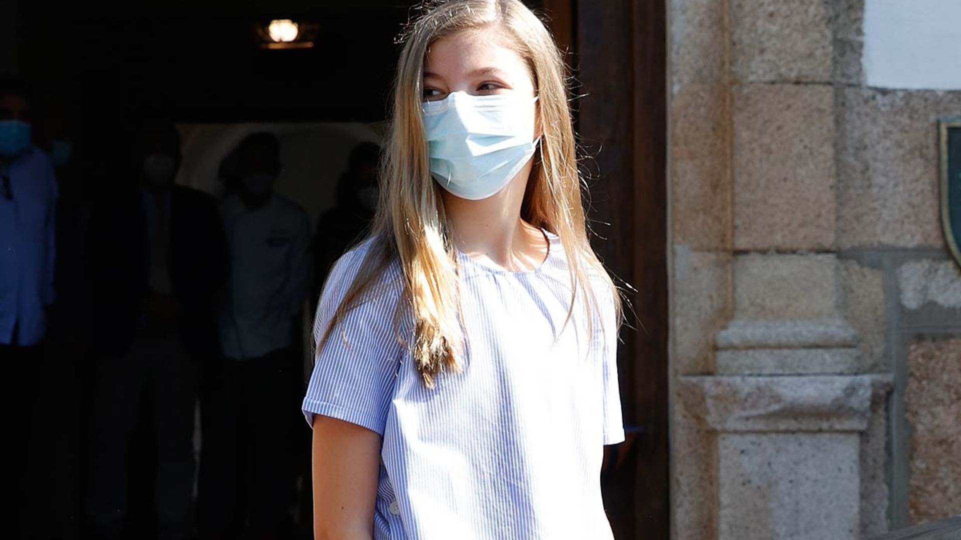 El curioso caso de la blusa de rayas que comparten Leonor y Sofía