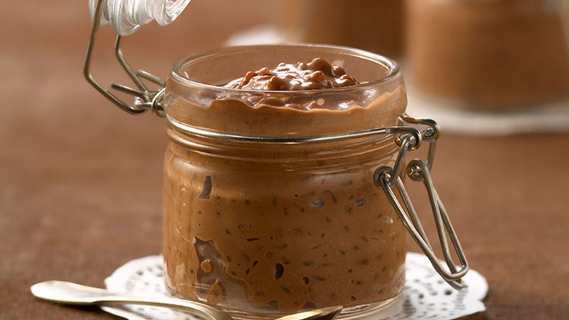 Arroz con leche al chocolate
