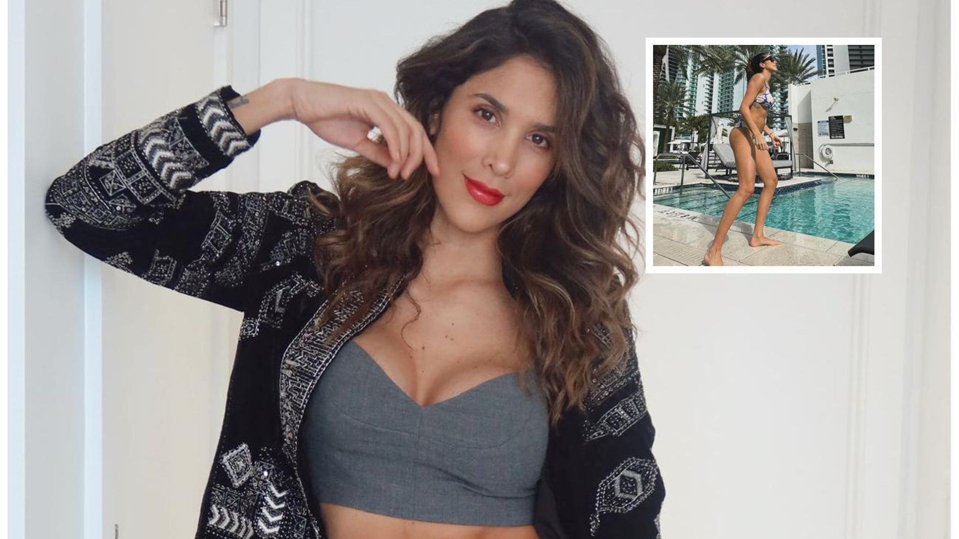 En bikini, Daniela Ospina muestra su cuerpazo a dos meses de haber dado a luz