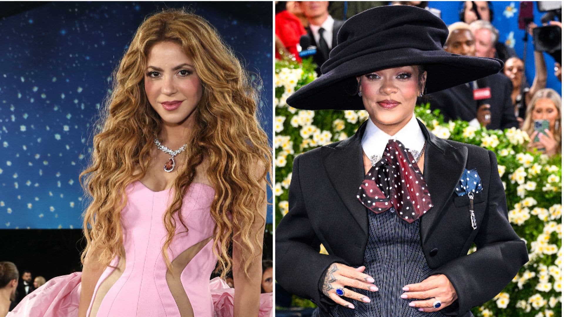 La reacción de Shakira al descubrir que reveló por error el embarazo de Rihanna en la Met Gala