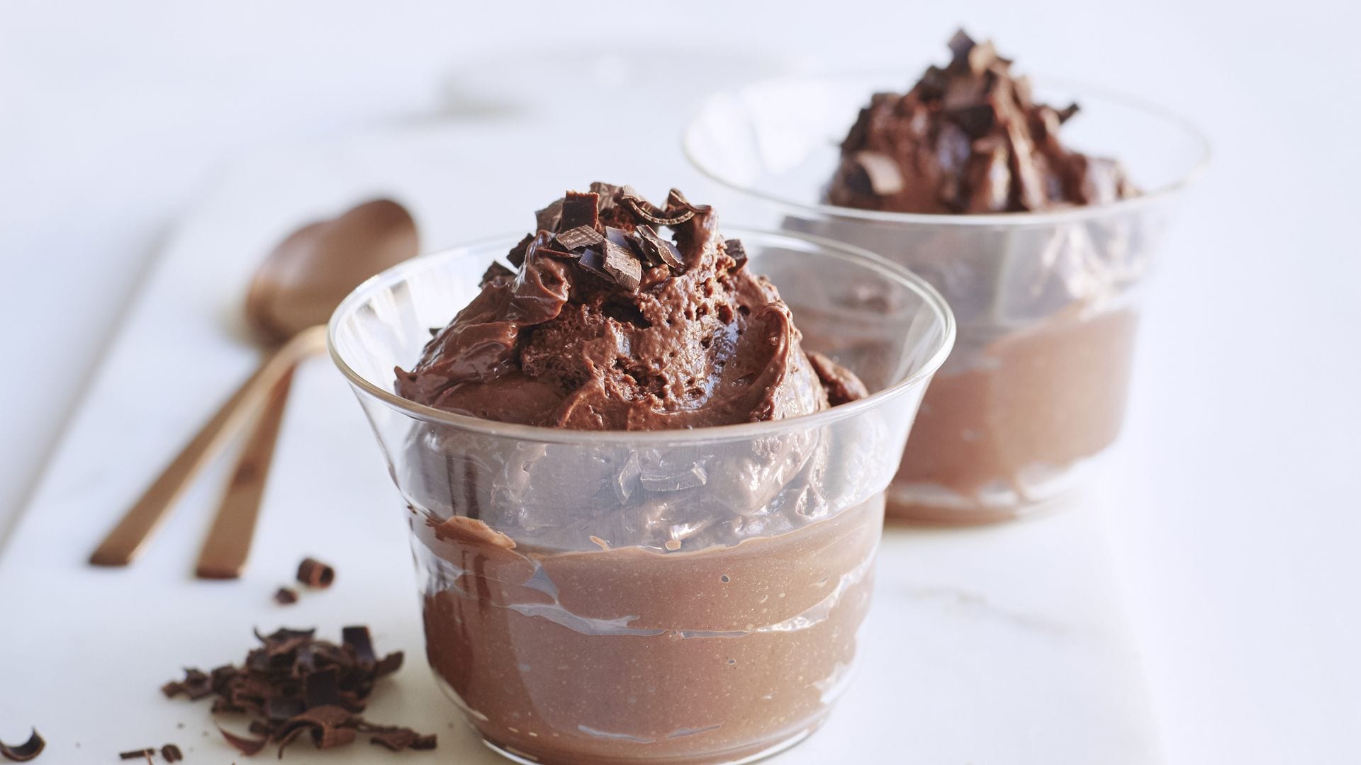 Mousse de chocolate.