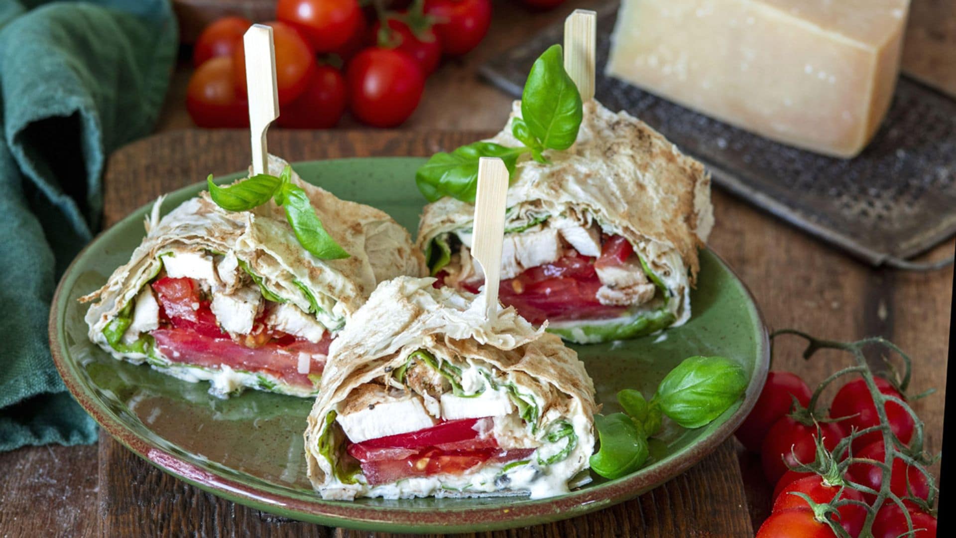 'Wraps' de ensalada César