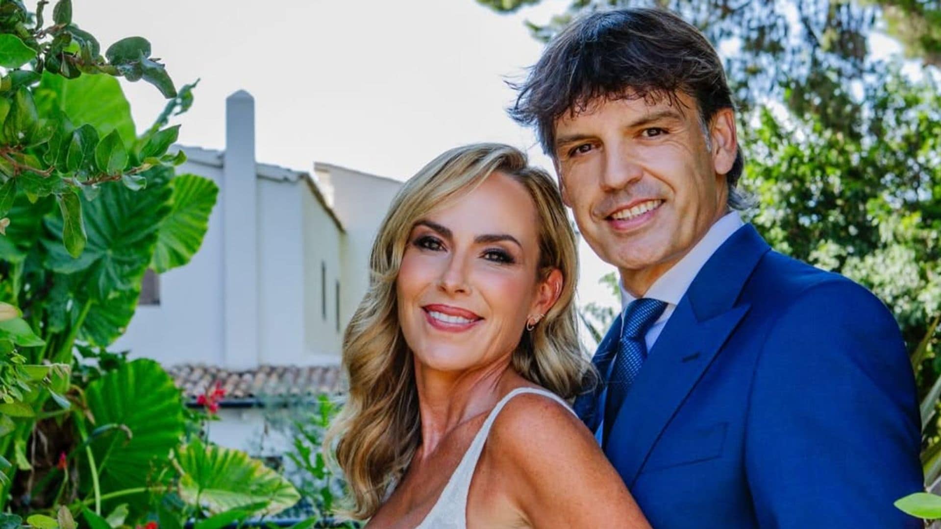 Fernando Morientes, junto a su mujer, Victoria López