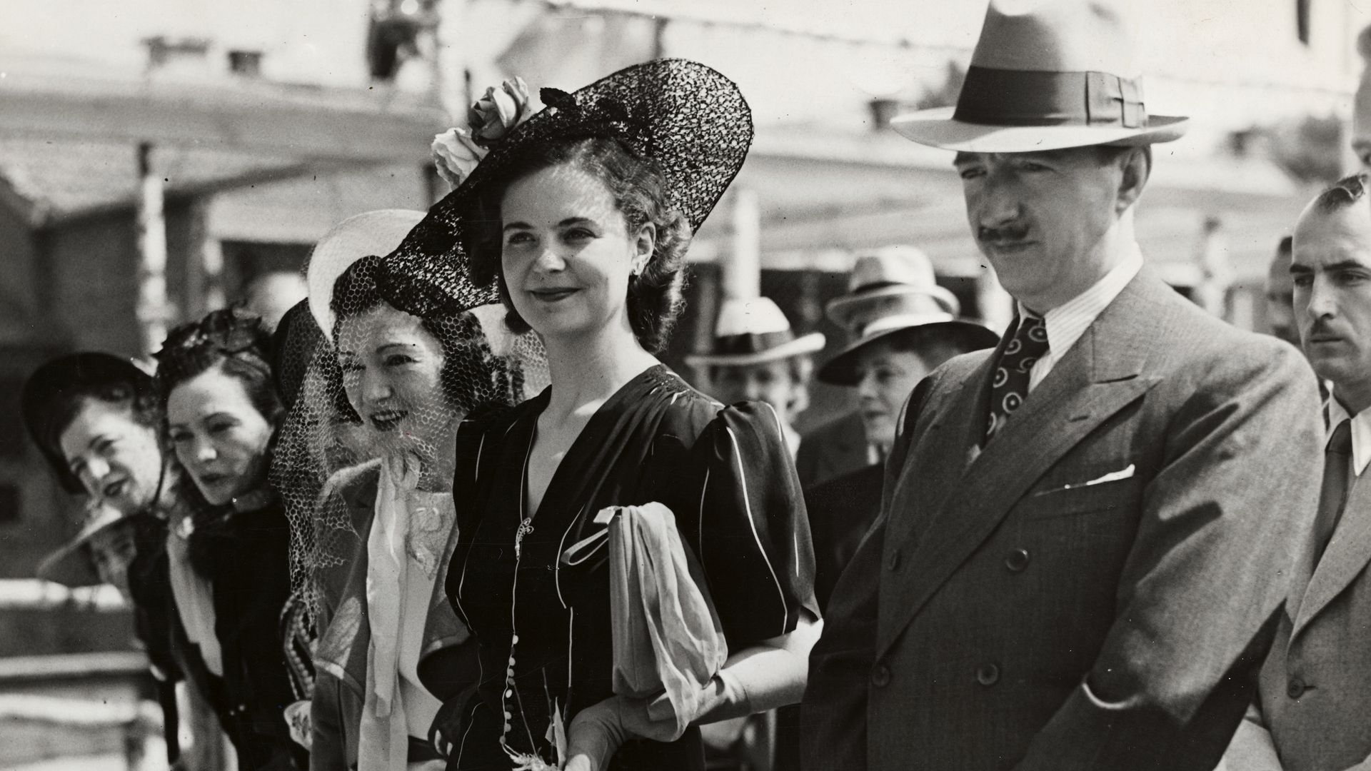 Los reyes Zog y Geraldine de Albania