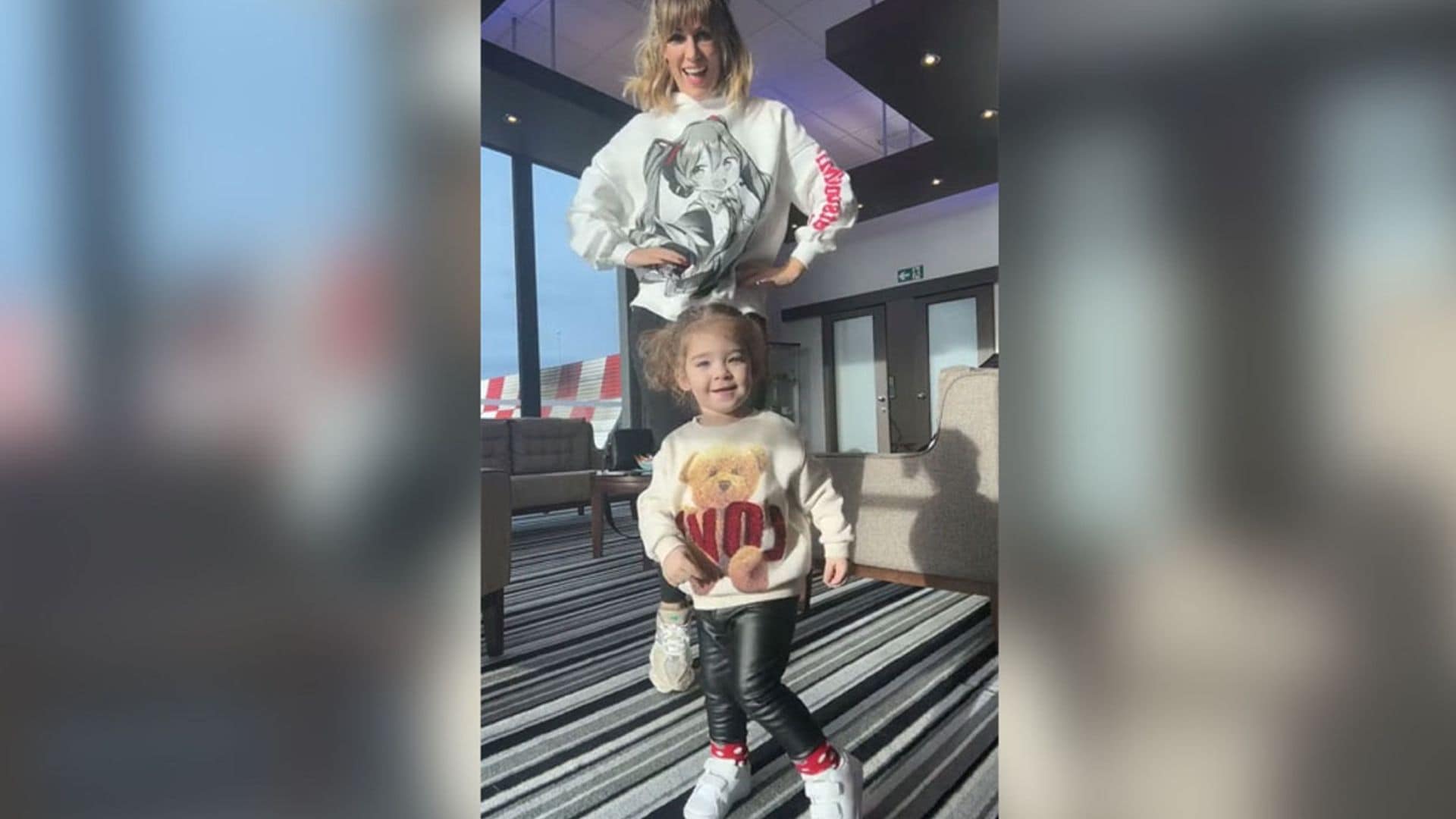 De su debut cantando a su primera coreografía: la hija de Edurne y David de Gea ya apunta maneras