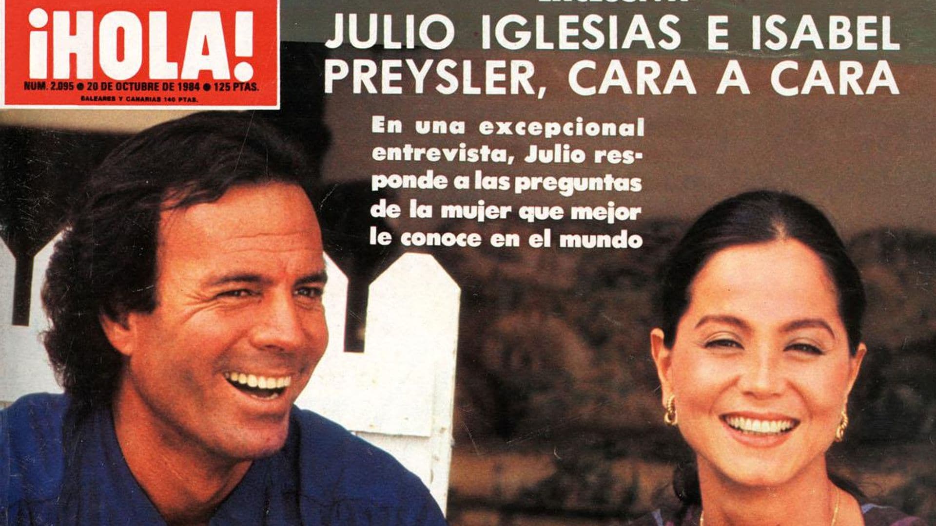 El ‘cara a cara’ de Isabel Preysler y Julio Iglesias tras su divorcio: el día que entrevistó al artista en ¡HOLA!