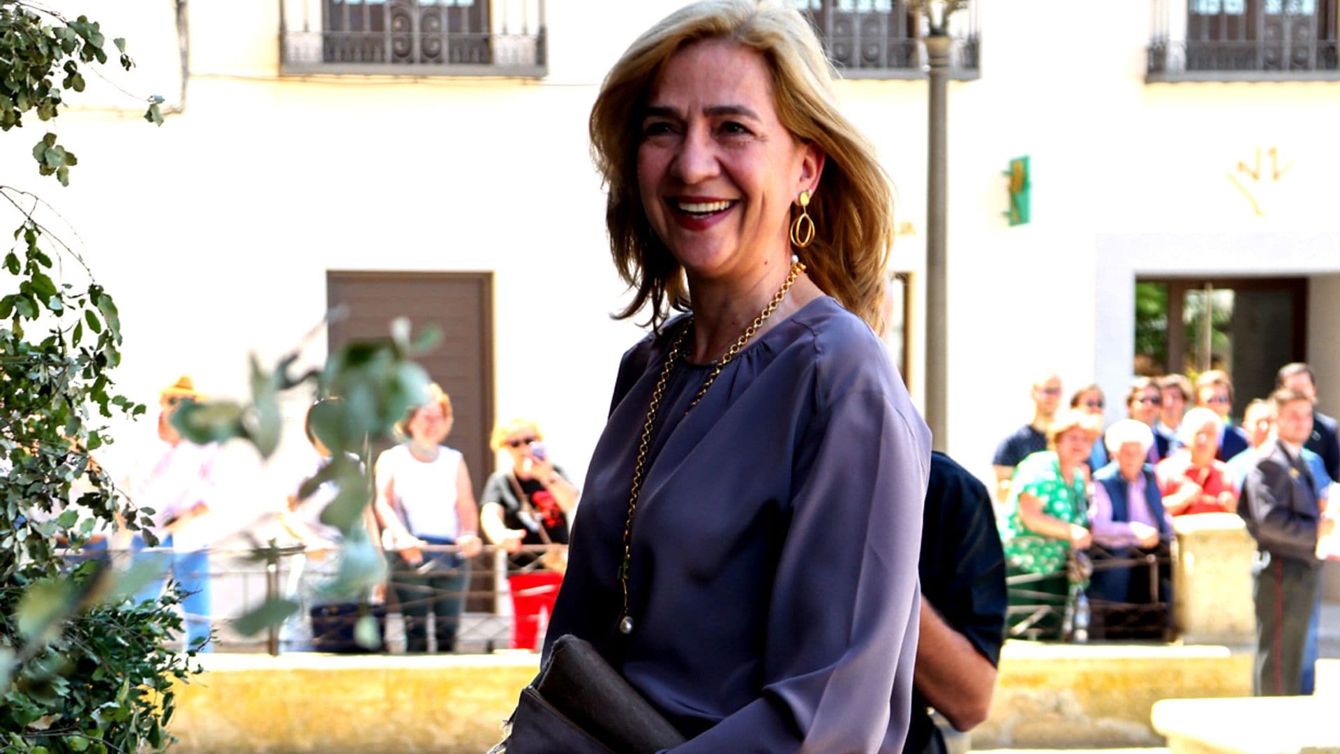 La infanta Cristina asiste a la boda de unos amigos en Toledo