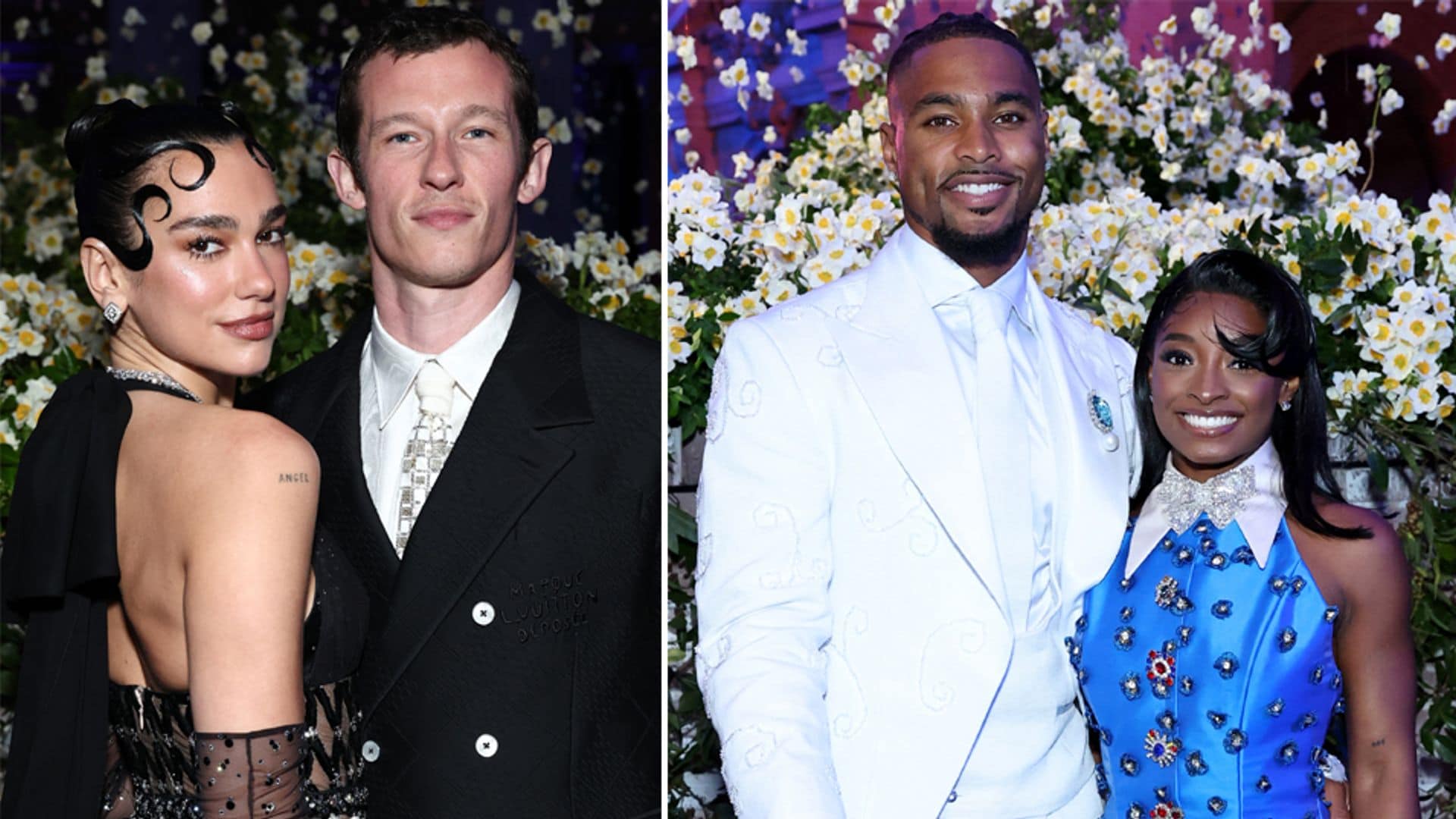 El compromiso de Dua Lipa, el amor olímpico de Simone Biles... las parejas de la alfombra