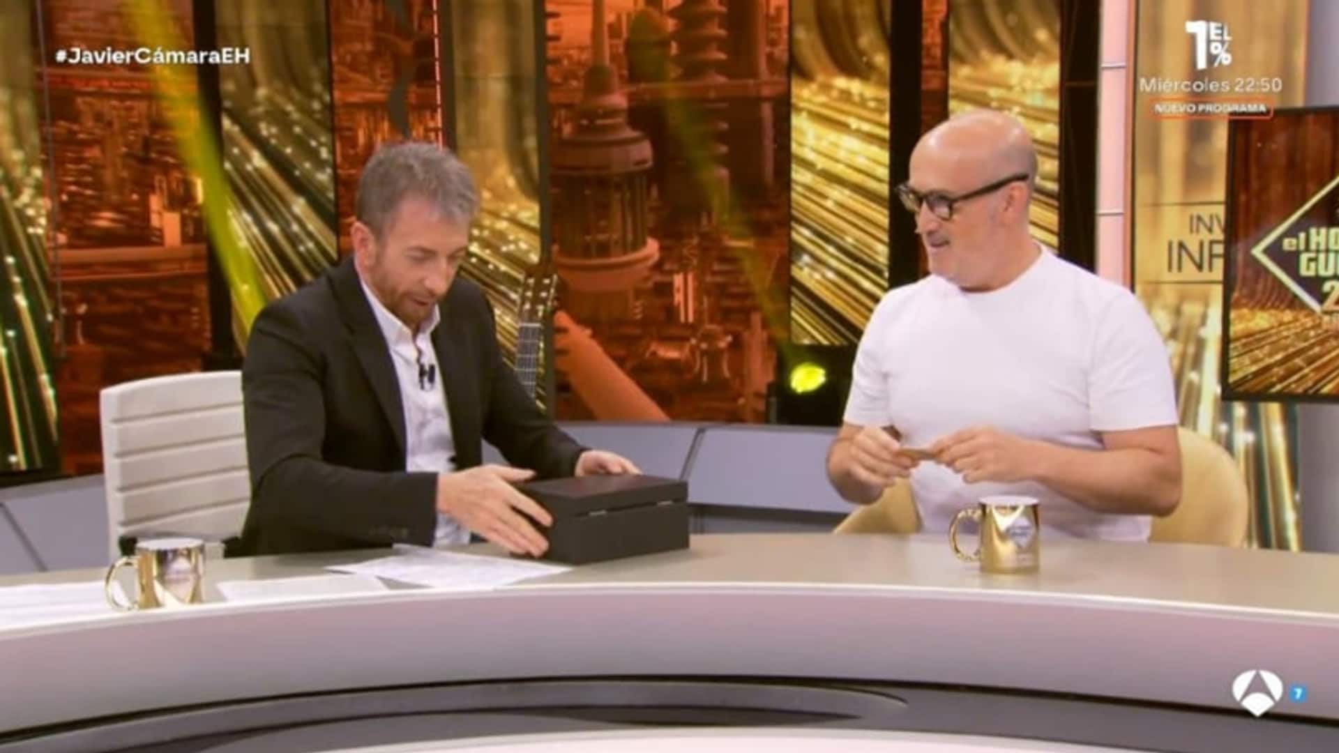 Javier Cámara con Pablo Motos
