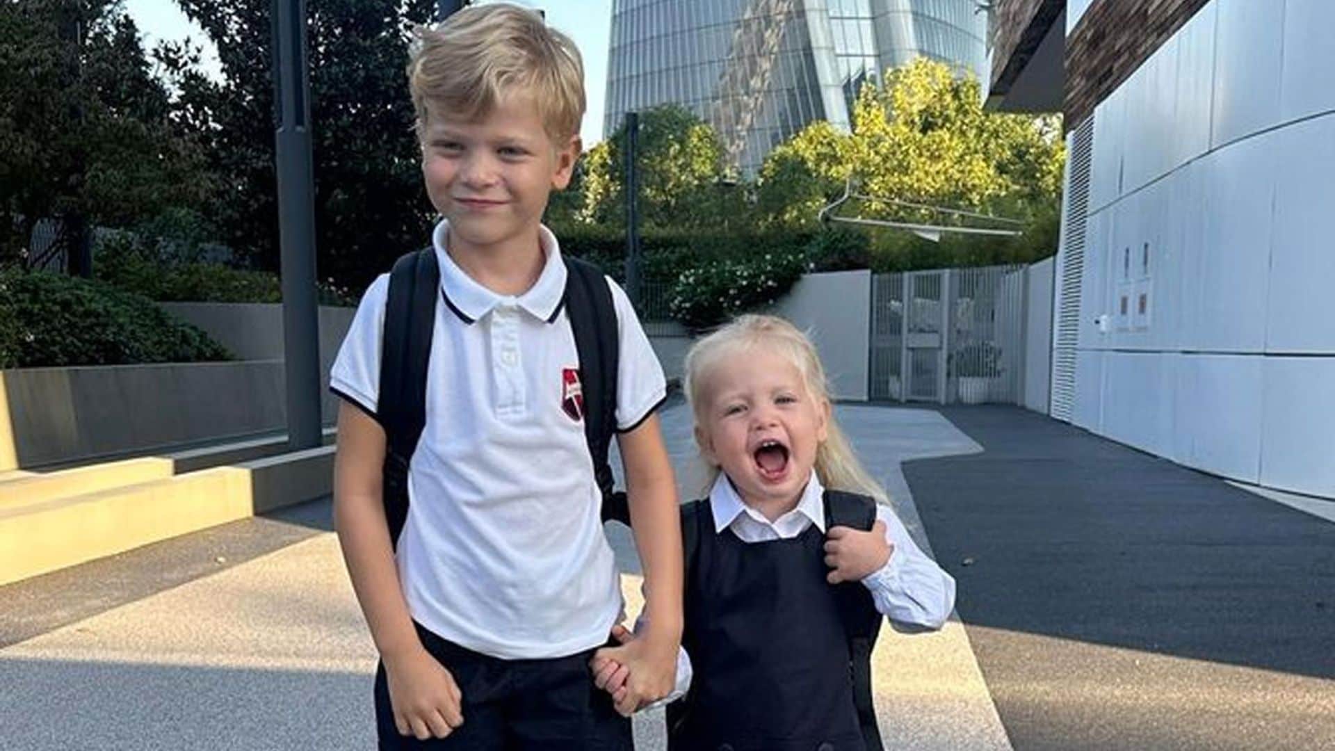 Paula Echevarría, Chiara Ferragni, Laura Matamoros y Soraya viven con emoción la vuelta al cole de sus hijos