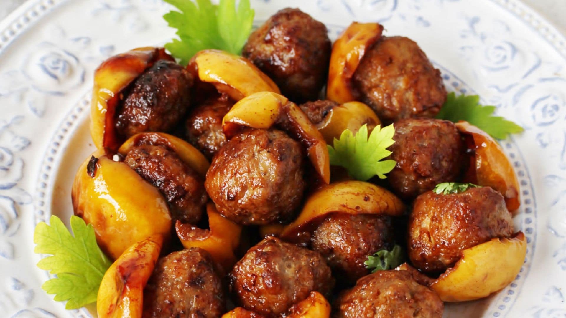 Albóndigas con nísperos