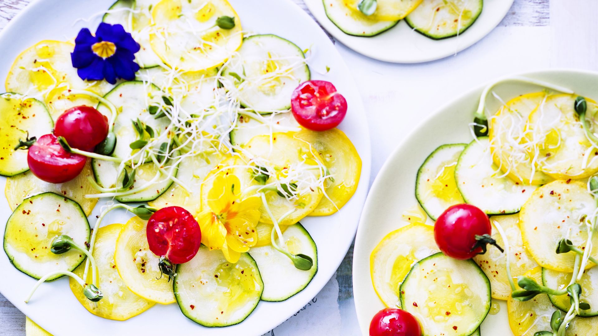 Carpaccio vegetariano.