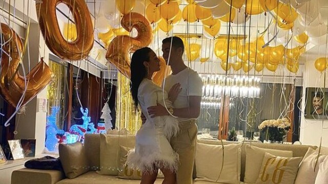 georgina gio celebra a o nuevo junto a cristiano en dubai