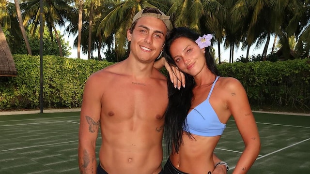 Paulo Dybala y Oriana Sabatini en sus vacaciones en Maldivas.