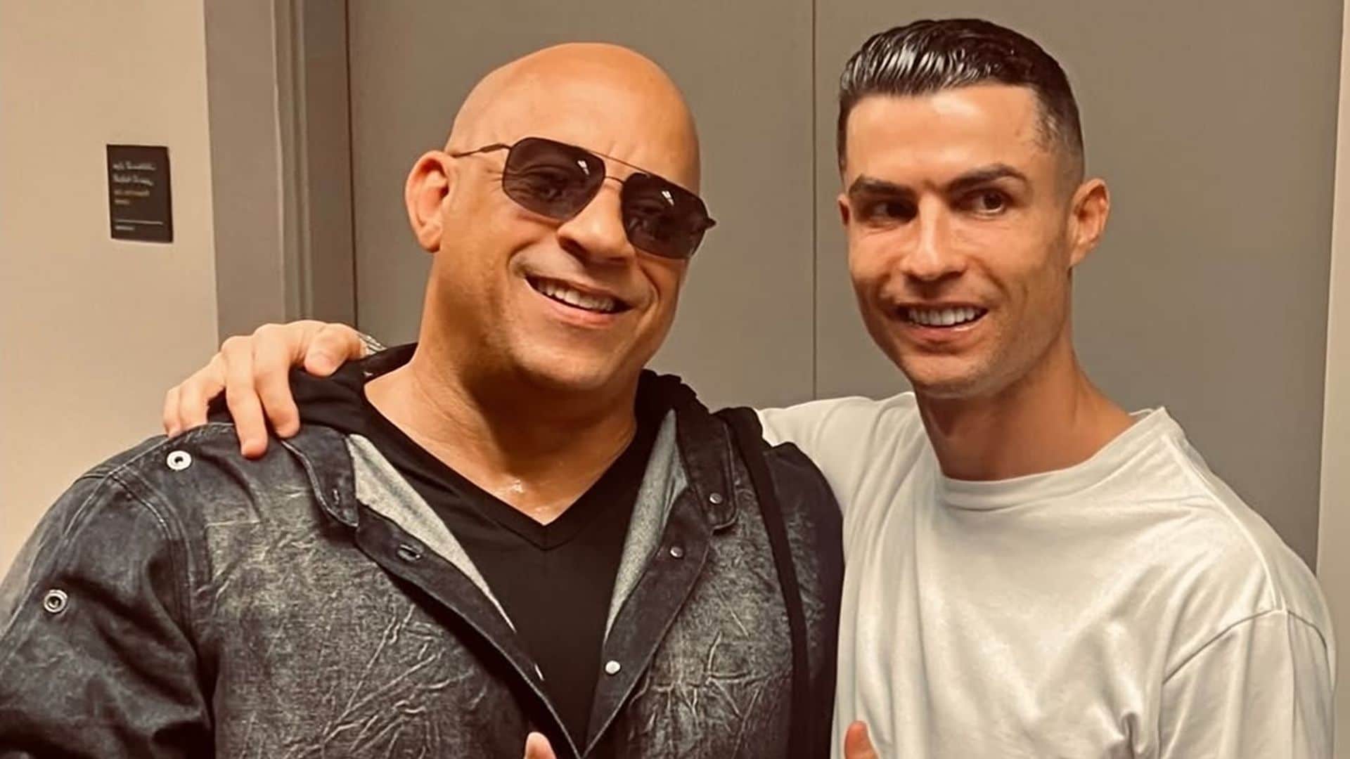 Vin Diesel y Cristiano Ronaldo