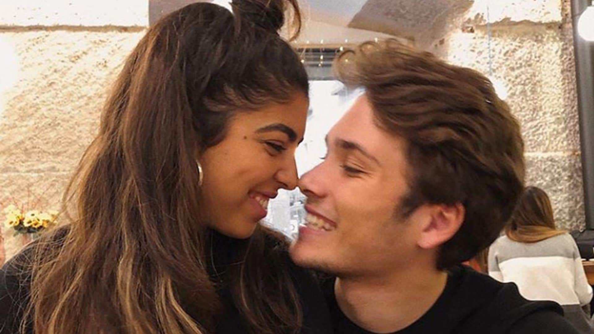 Damion y África, de OT, presumen de amor en las redes... y la ex del cantante responde