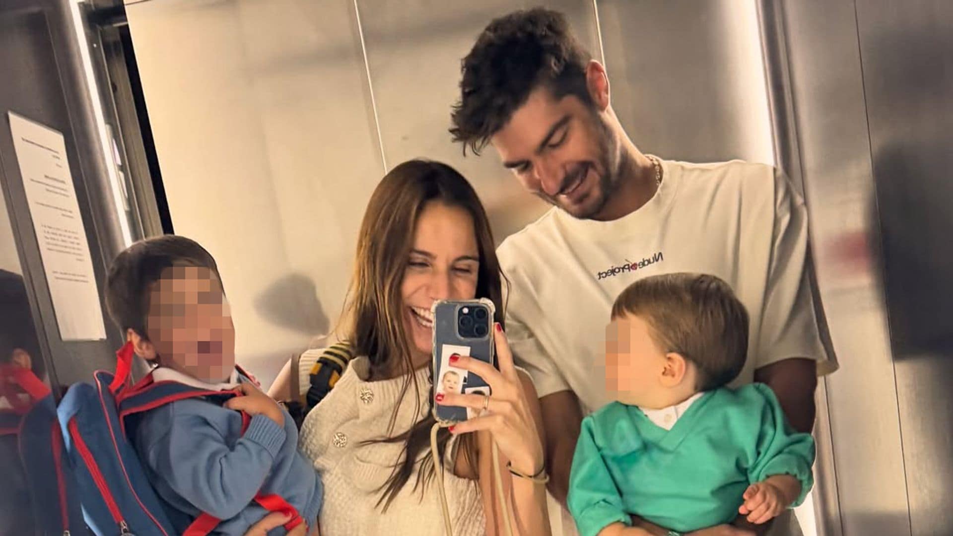 Lucía Villalón celebra el primer año de su hijo Lucas, tras sus problemas de salud, con un "cumpleaños feliz" muy especial