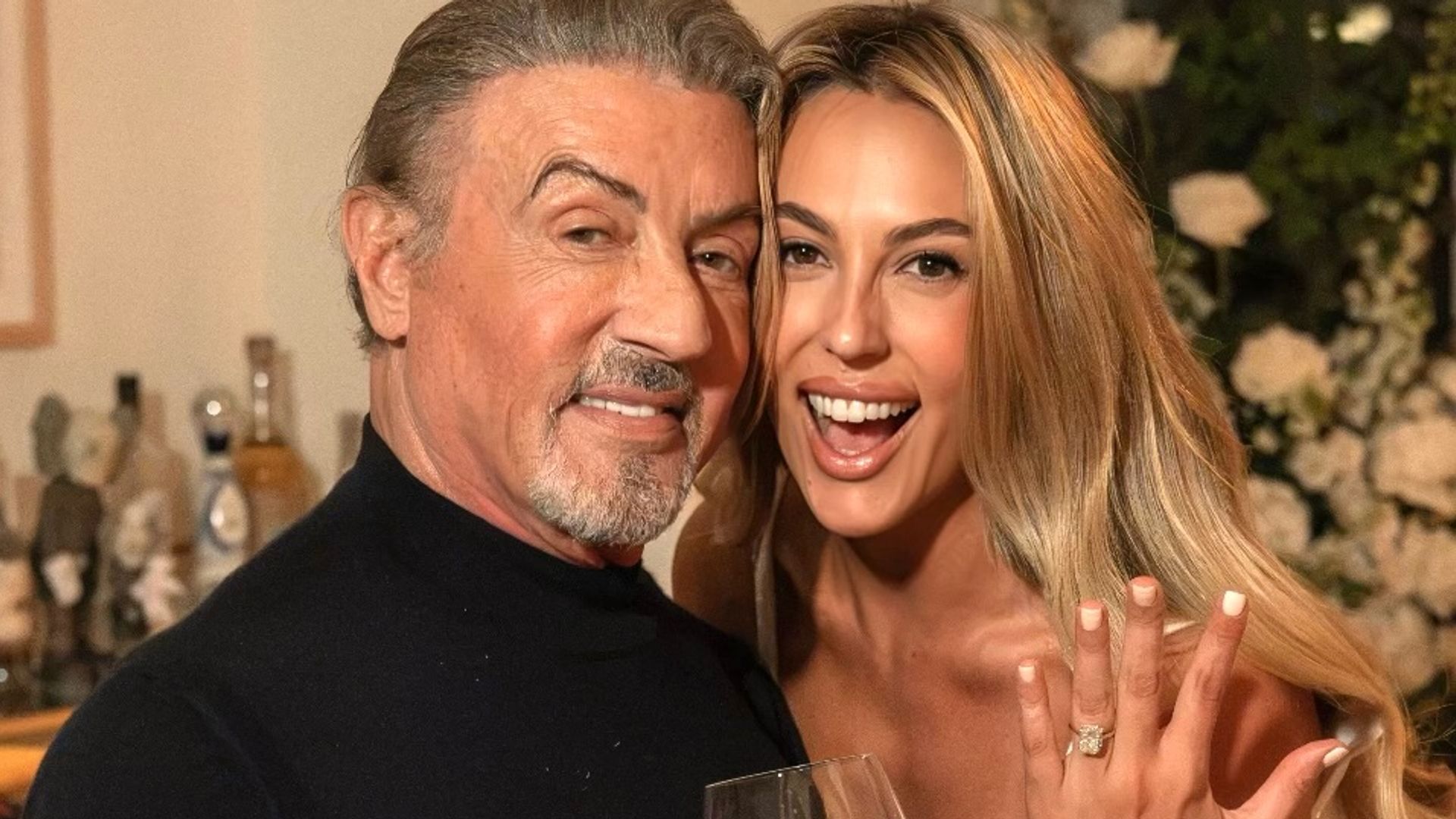 Sylvester Stallone festeja el compromiso de su hija Sophia