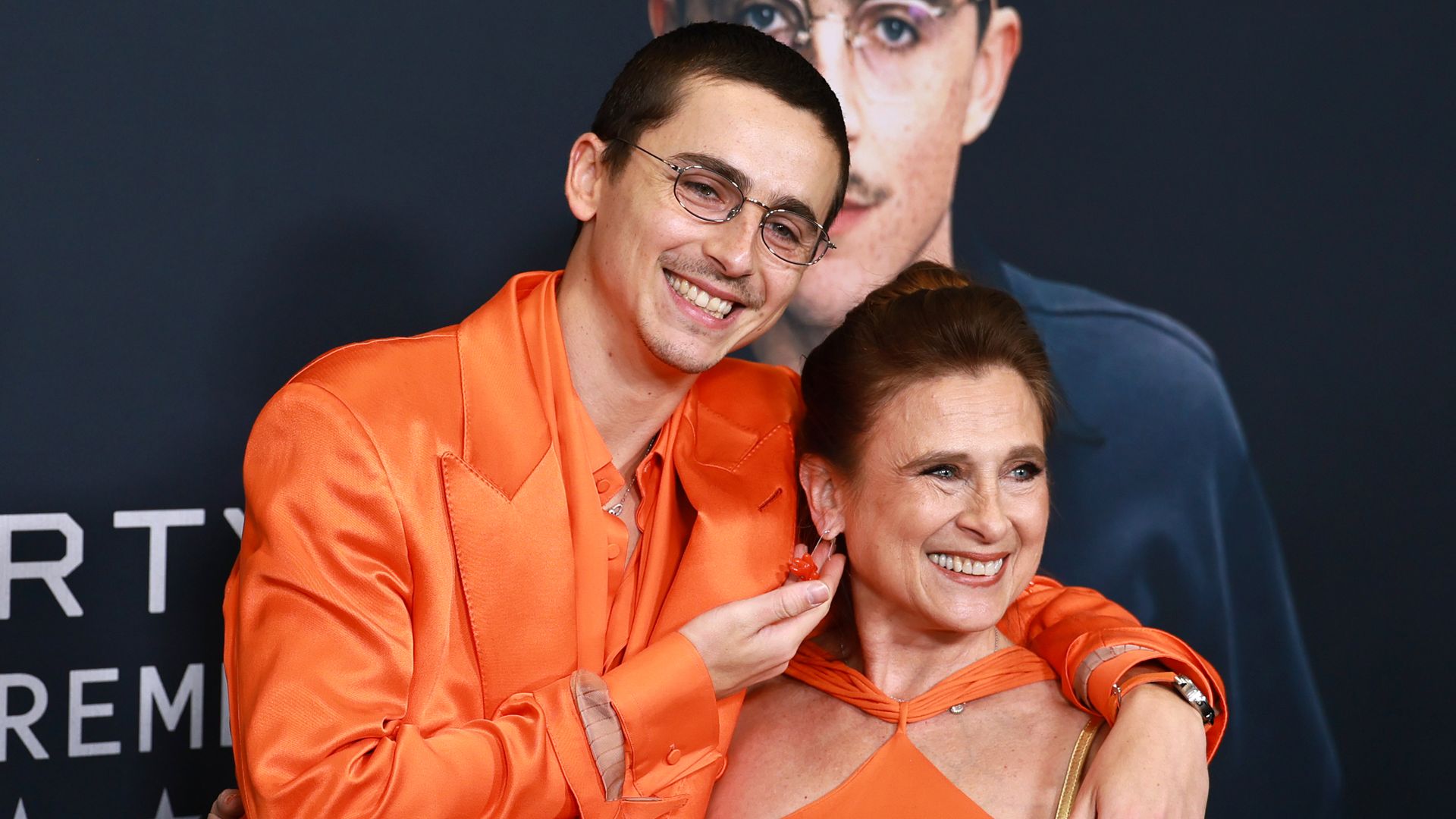 Timothée Chalamet y Nicole Flender