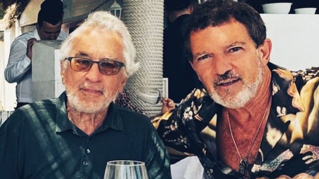 Robert de Niro con Antonio Banderas