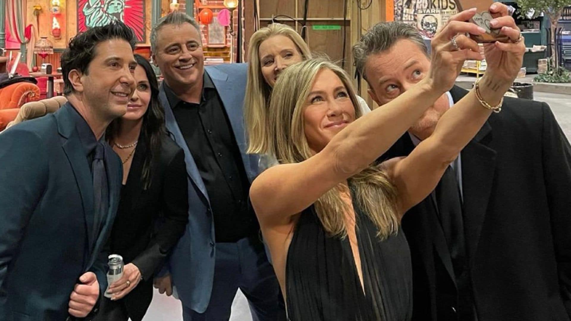 Jennifer Aniston muestra lo que no se vio del reencuentro de 'Friends'