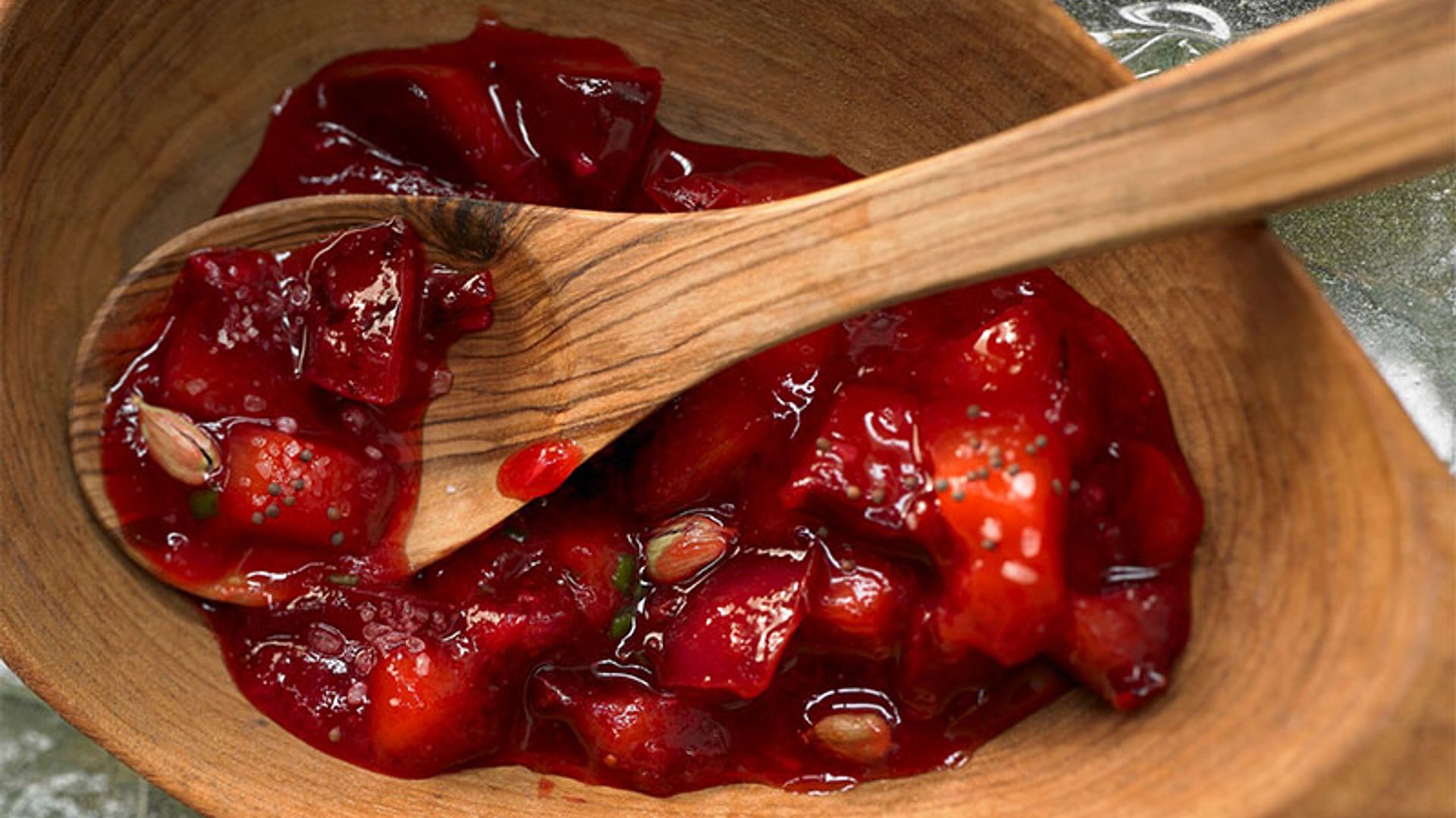 'Chutney' de tamarindo y ciruela roja