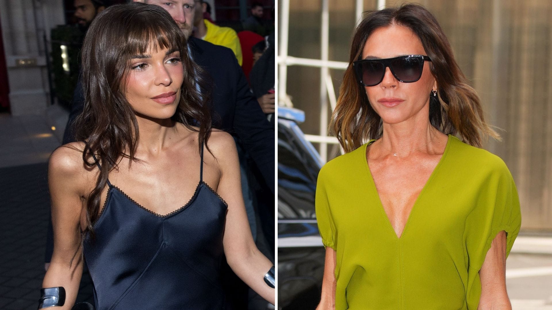 Victoria Beckham y Jackie Apostel comparten 'looks' casi idénticos en París