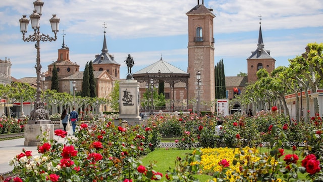 Plaza de Cervantes en Alcalá de Henares, Madrid