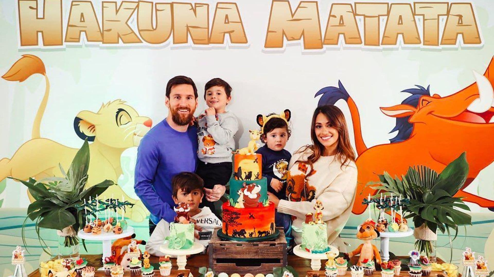 Leo Messi y Antonela Rocuzzo celebran los dos añitos de su hijo Ciro