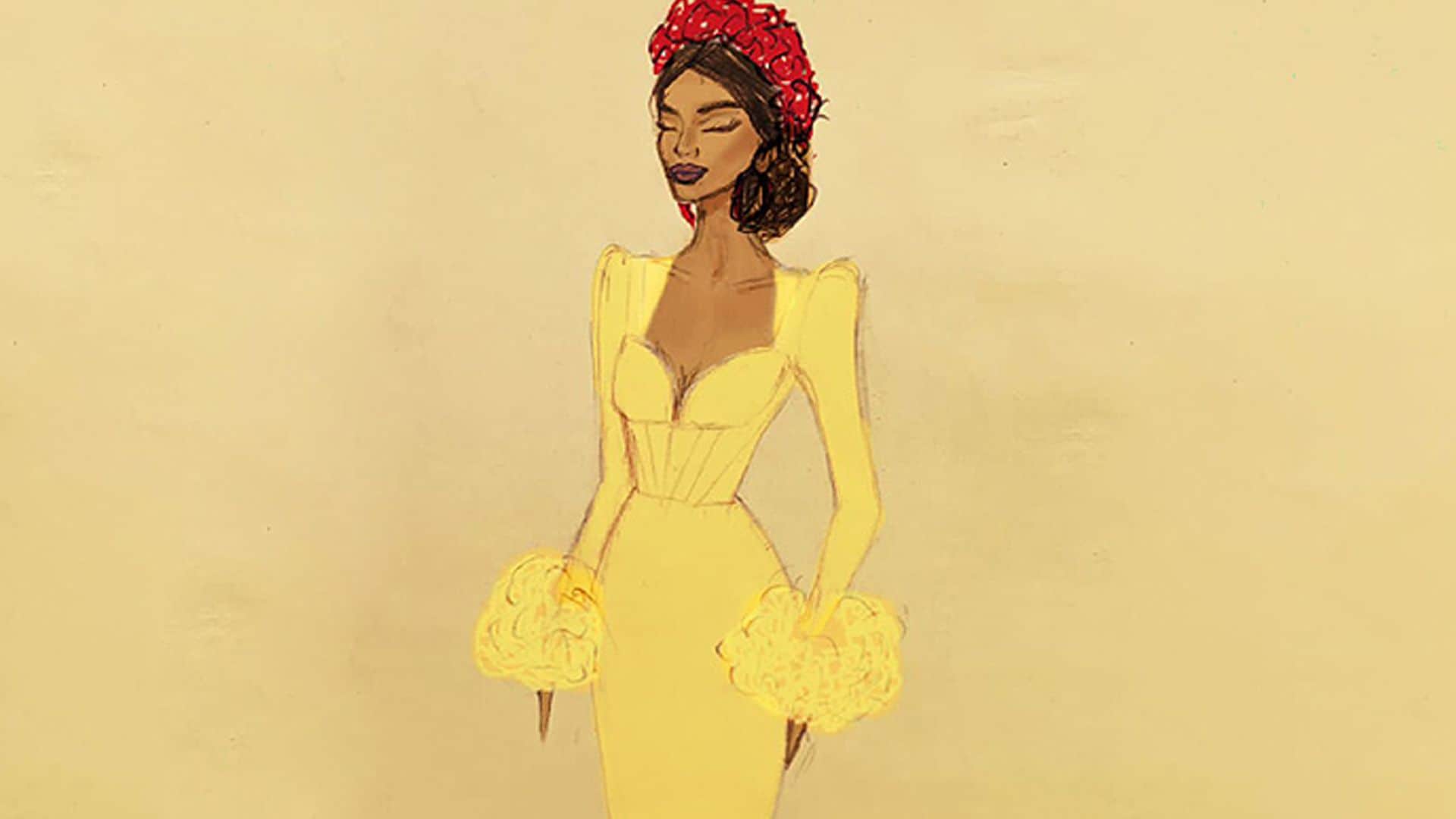 Así será el vestido de flamenca con toque vanguardista que lucirá Athenea Pérez en Miss Universo