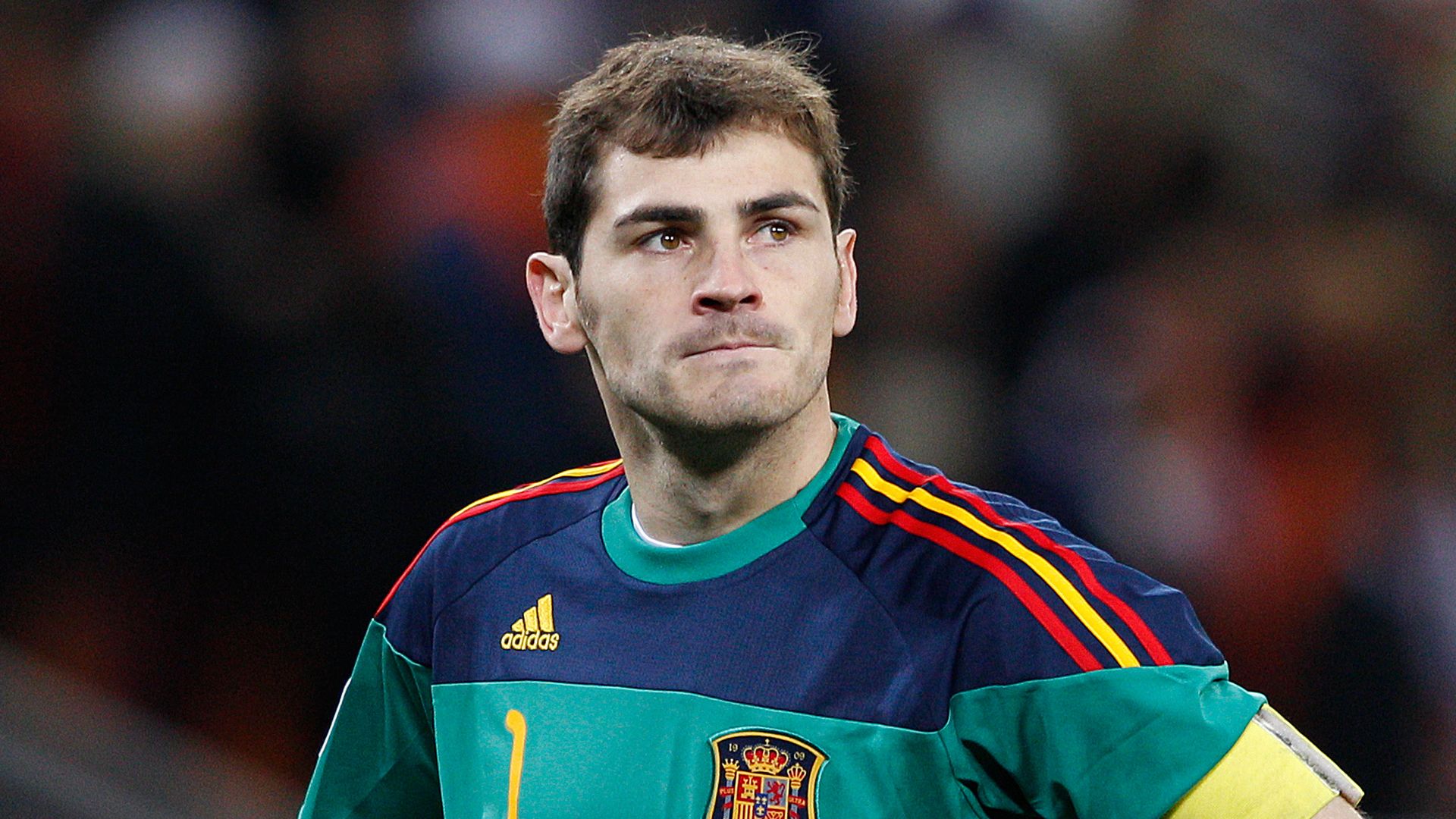 Iker Casillas, durante el Mundial 2010