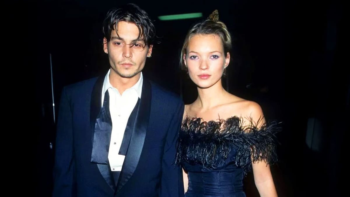 Johnny Depp regaló a Kate Moss este vestido vintage en 1995 y sabemos por qué lo siguió llevando tras su ruptura