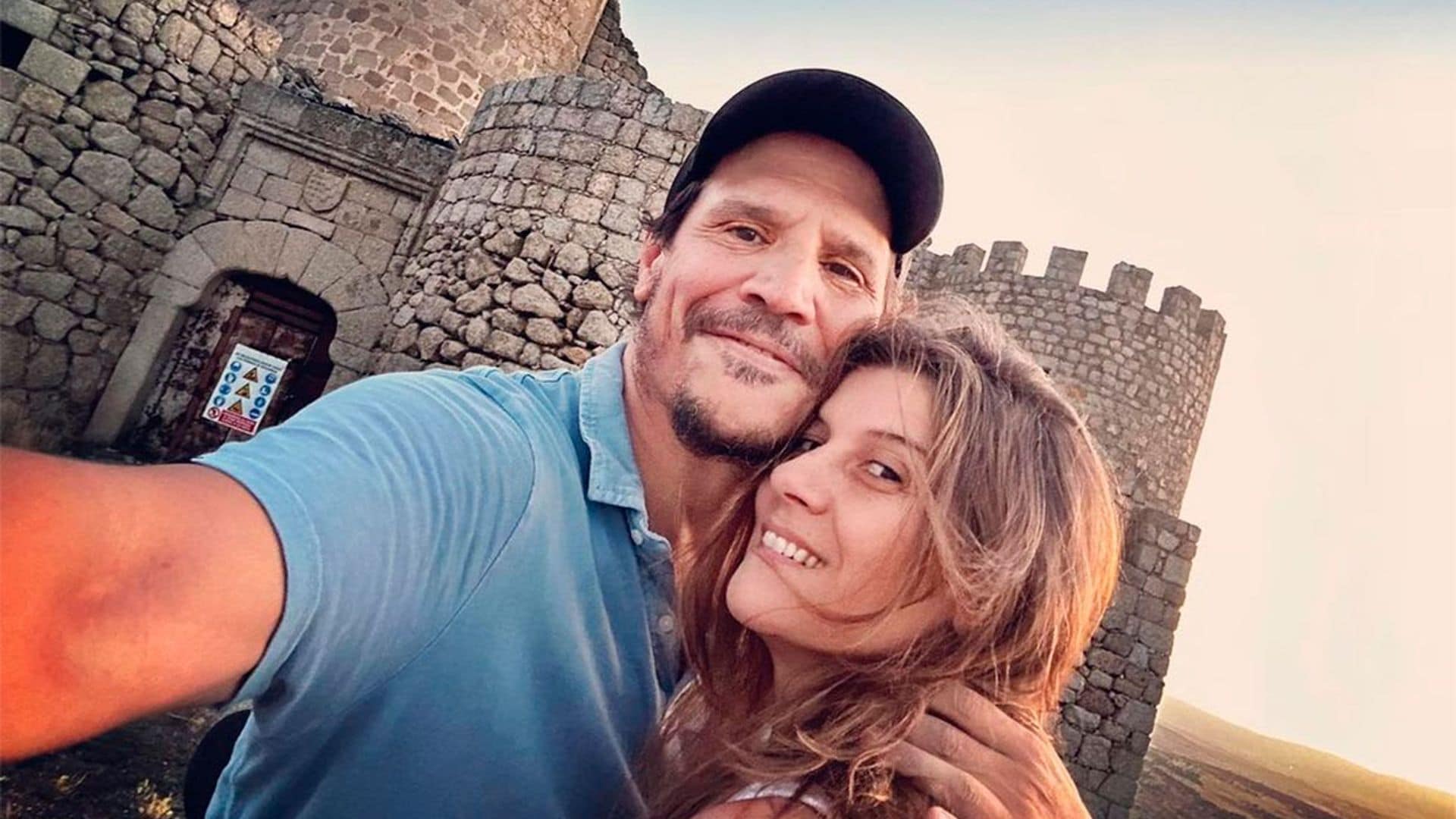 Su mujer Marta Solaz y sus dos hijos, el gran apoyo de Sergio Peris-Mencheta tras anunciar que padece cáncer