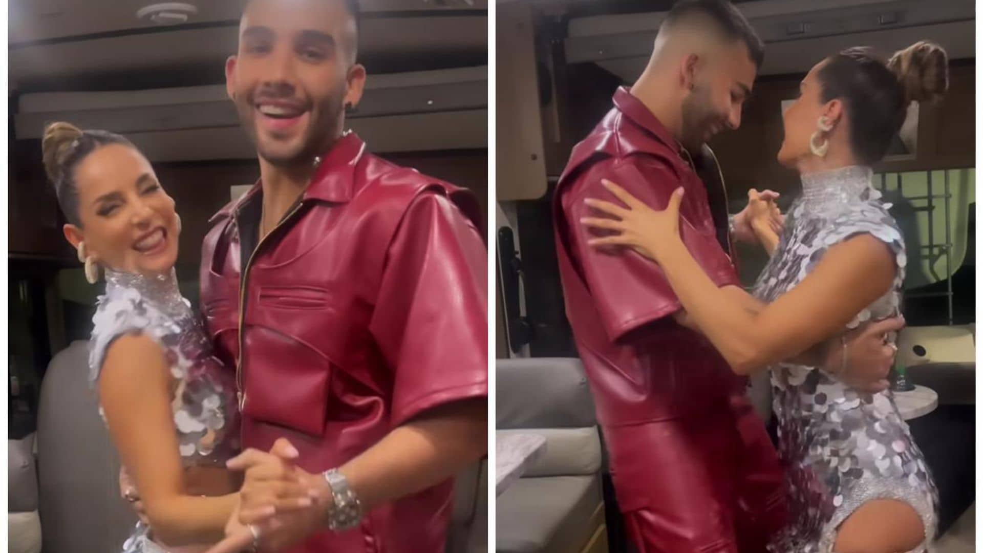 Carmen Villalobos cumple su sueño y termina bailando ¡con Manuel Turizo!
