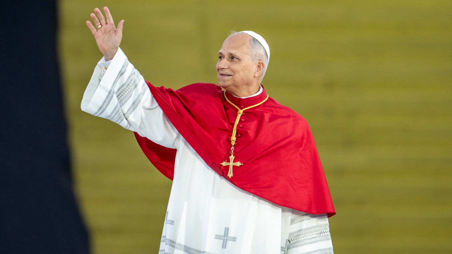 Papa León XIV durante su gira en España