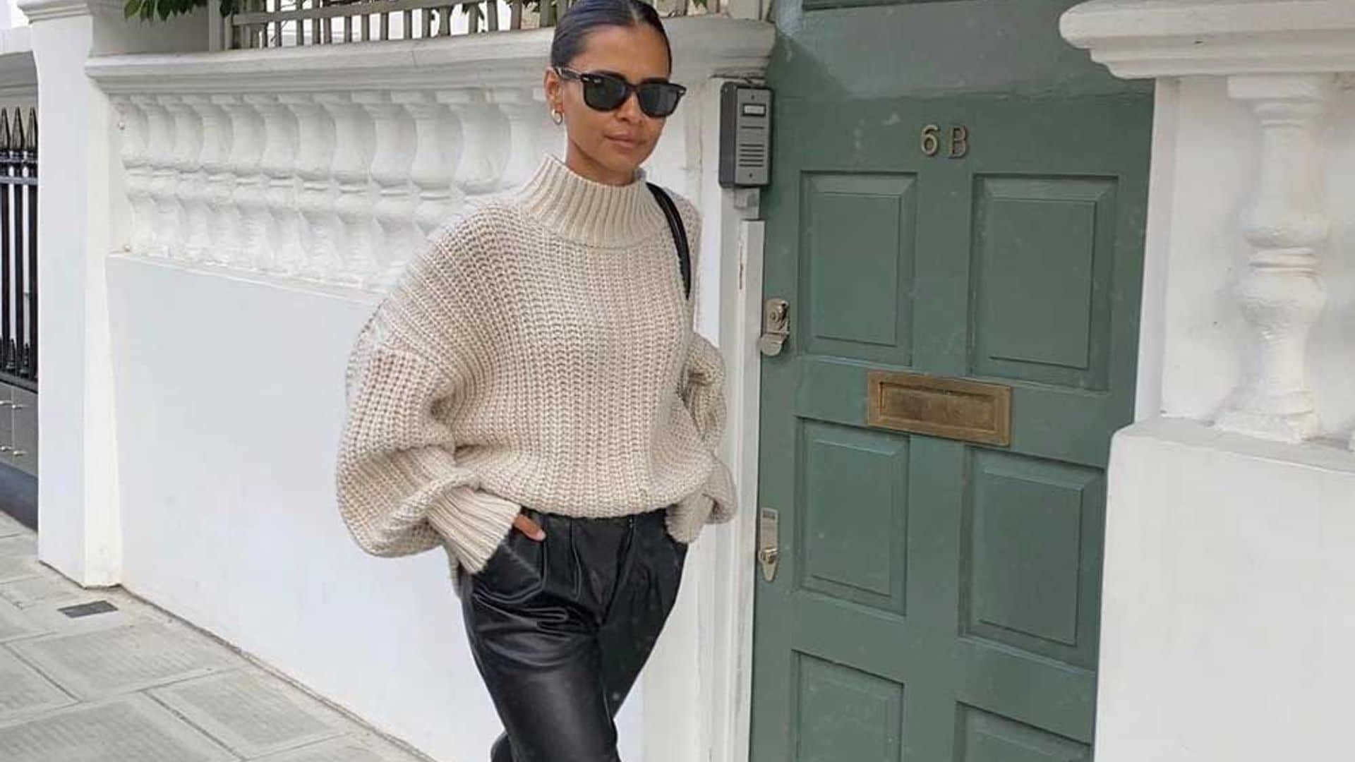 Aprende a combinar un jersey amplio en los looks que más estilizan y nunca más pasarás frío
