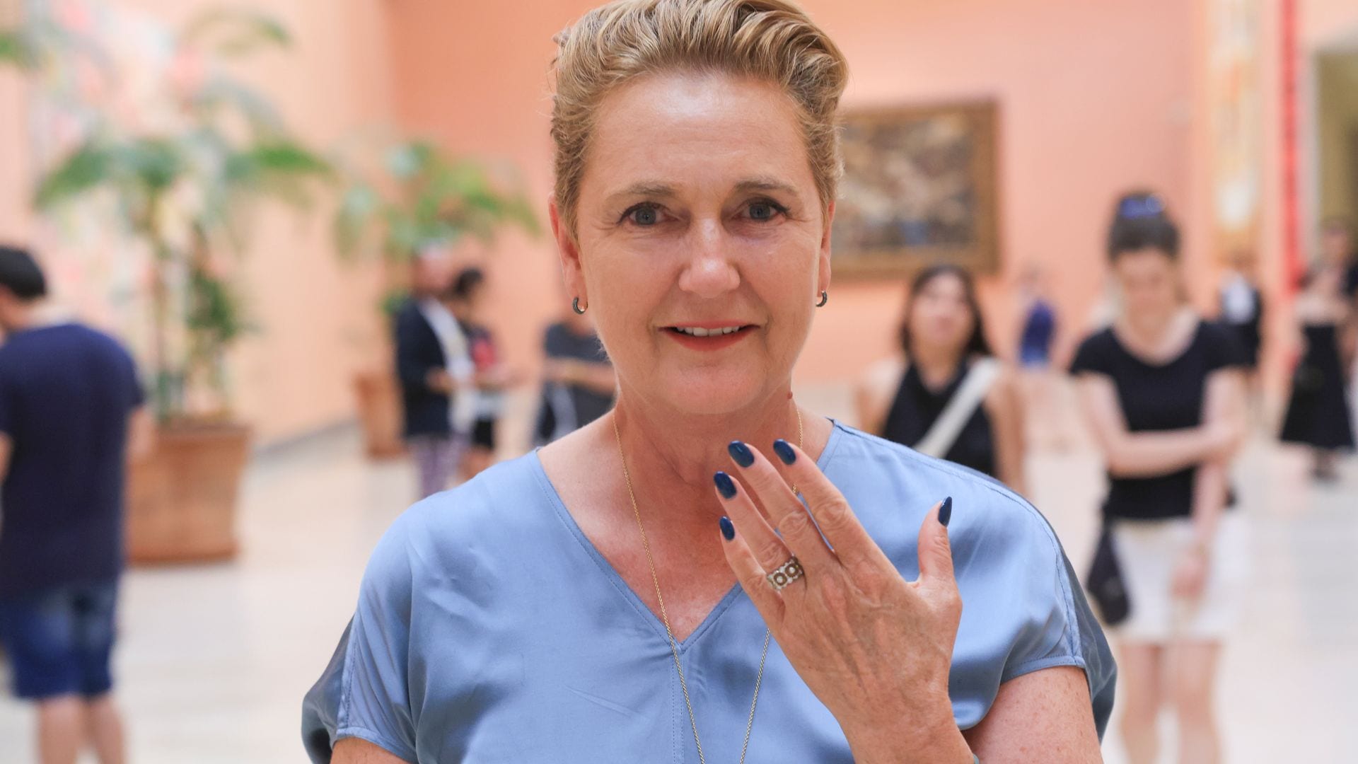 Francesca Thyssen presume de anillo de compromiso por la boda con su socio, Markus Reymann, 18 años menor que ella