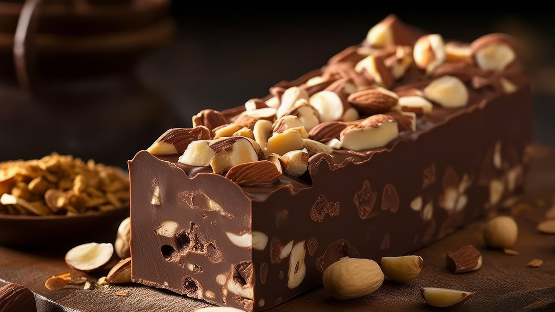 Cómo hacer turrón de chocolate casero ¡con tan sólo 3 ingredientes!