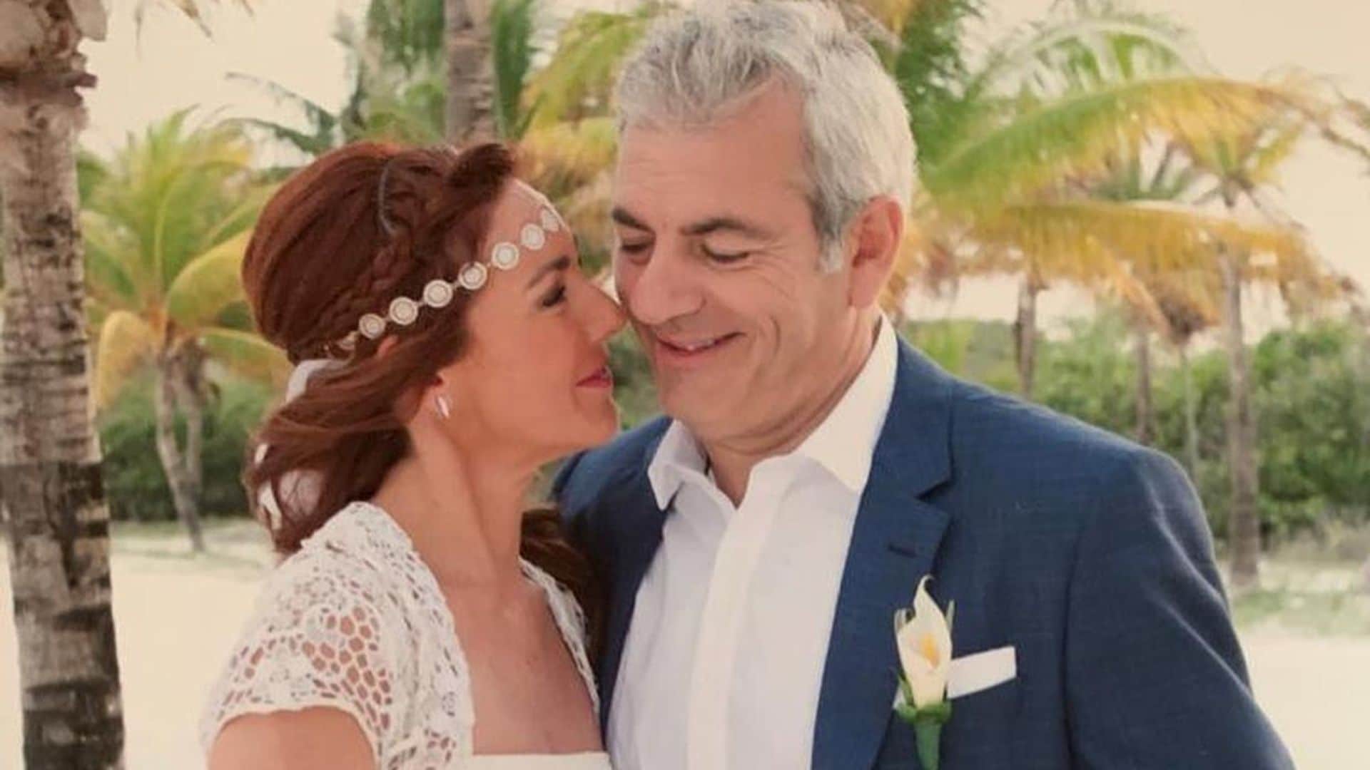 Así fue la exótica boda de Carlos Sobera y su mujer Patricia hace 10 años 