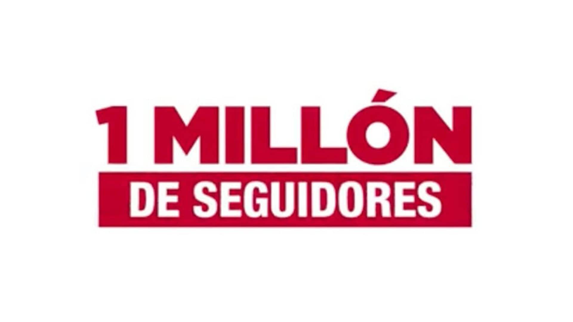 ¡Gracias! Ya somos un millón de seguidores en Instagram