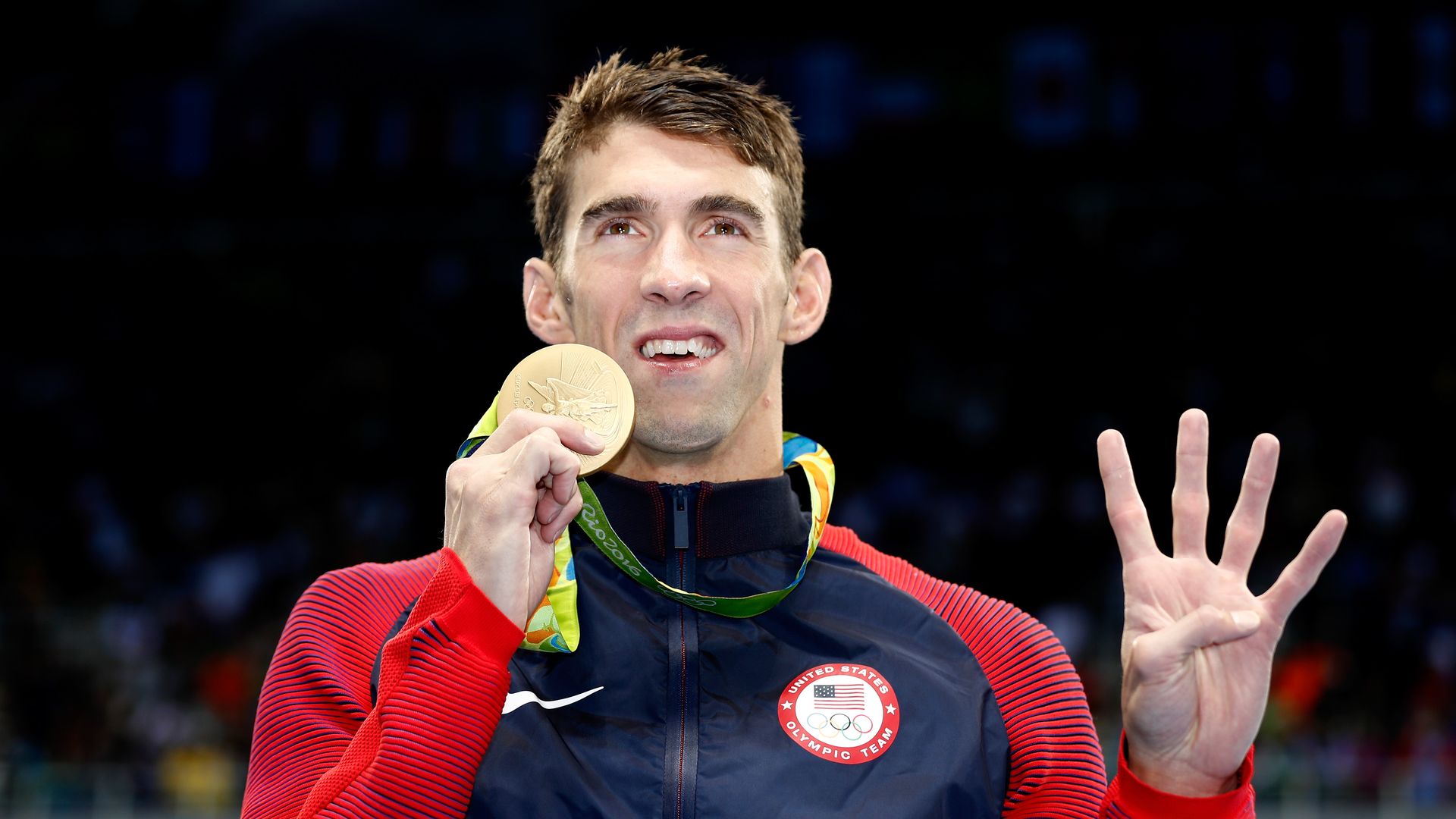 El nadador Michael Phelps en 2016