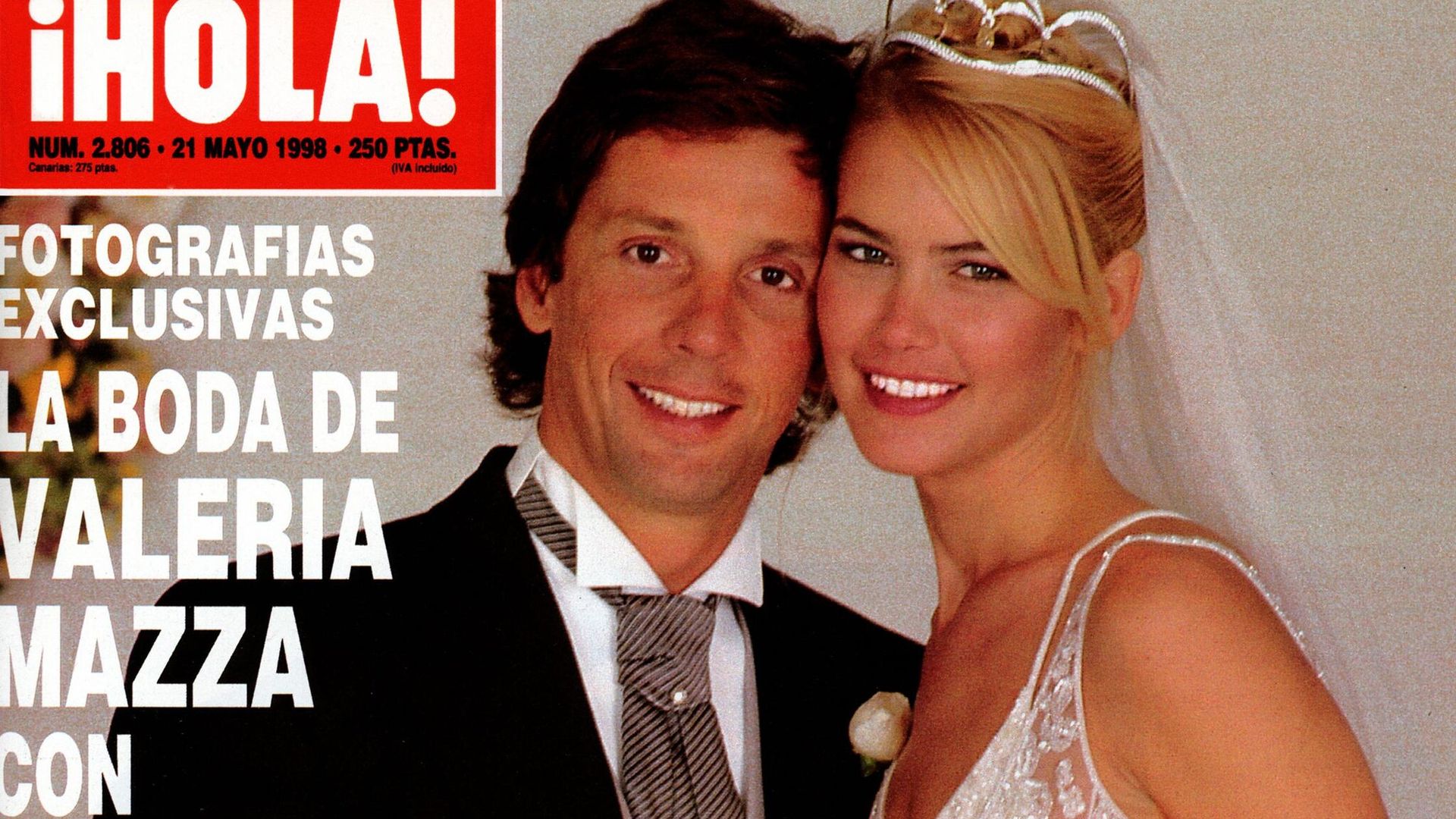 Valeria Mazza celebra su 25º aniversario de boda con Alejandro Gravier. Recordamos su ‘sí, quiero’